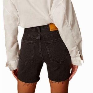 Aritzia‎ Denim Forum The Nina Midi  short,black wash, 30